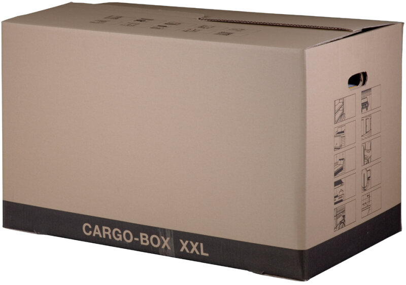 smartboxpro Cartons de d&eacute;m&eacute;nagement CARGO-BOX XXL, marron