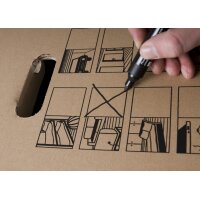 SMARTBOXPRO Umzugskarton "CARGO-BOX XXL", braun