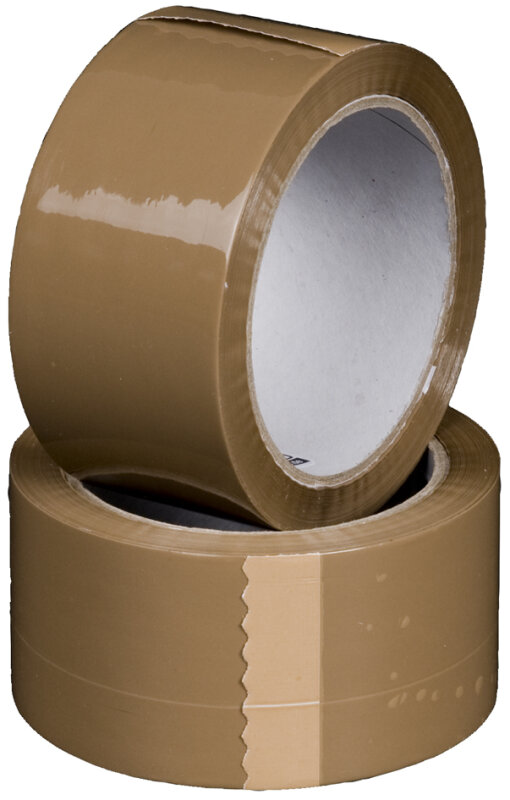 smartboxpro Ruban demballage, PP, 50 mm x 66 m, marron