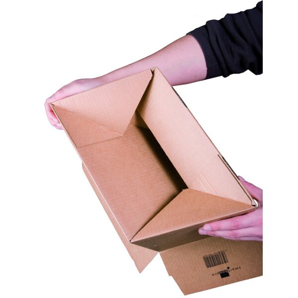 SMARTBOXPRO Blitzbodenkarton, DIN A4, SK, braun