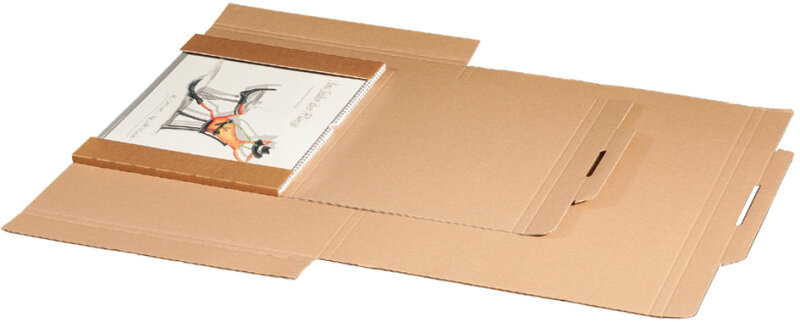 SMARTBOXPRO Kalender-Versandkarton, f&uuml;r DIN A3, braun