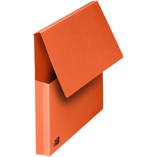 Oxford Pochette document &agrave; soufflet, A4, carton, rouge vif