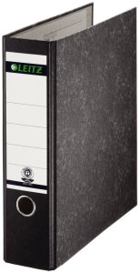 LEITZ Wolkenmarmor-Ordner, 180 Grad, DIN A4, 80 mm, schwarz