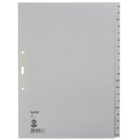 LEITZ Intercalaires en papier naturel, A-Z, A4+, mi-hauteur