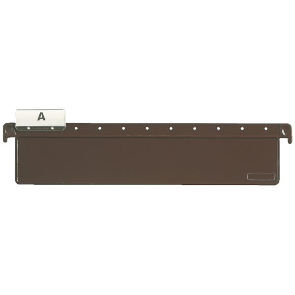 LEITZ Hänge-Leitkarte für SERIE 18 Hängeregistratur, braun