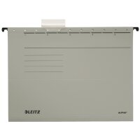 LEITZ ALPHA Hängemappe, A4, seitlich offen, grau