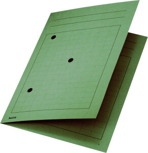 LEITZ Umlaufmappe, DIN A4, Manilakarton 320 g qm, grün