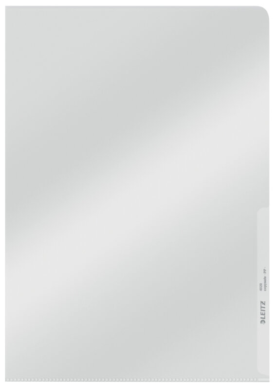 LEITZ Pochette transparente extra rigide, A4, transparent