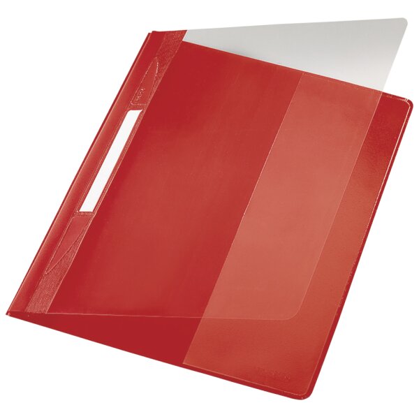 LEITZ Chemise à lamelle Exquisit, format A4+, PVC, gris