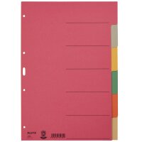 LEITZ Karton-Register extrastark, blanko, A4, 10-teilig