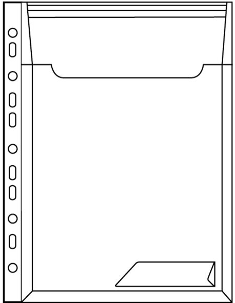 LEITZ pochette perfor&eacute;e / porte document CombiFile Maxi,