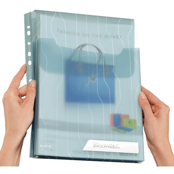 LEITZ Sicht- Prospekthülle CombiFile Maxi, A4, PP, glasklar