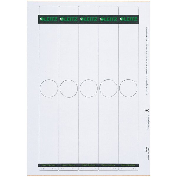 LEITZ Ordnerrücken-Etikett für Hängeordner, 34 x 279 mm