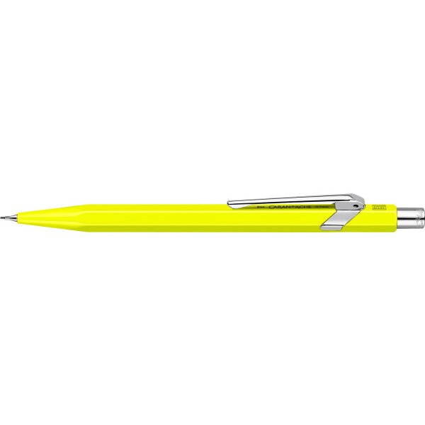 CARAN DACHE Portemine 844 0.7mm 844.470 jaune, gomme