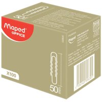 Maped Trombone, en acier nickelé, 50 mm,...