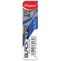 Maped Druckbleistift-Mine BLACKPEPS, 0,5 mm, 12er Display