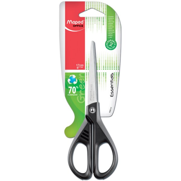 Maped Schere Essentials Green, rund, Länge: 210 mm