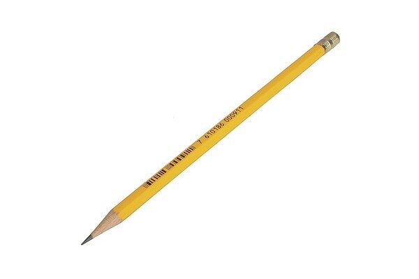 CARAN DACHE Crayon avec gomme HB 351.372 4 pcs.