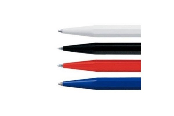 CARAN DACHE Stylo &agrave; bille 849 Metall 849.260 rouge, bleu, noir ou blanc