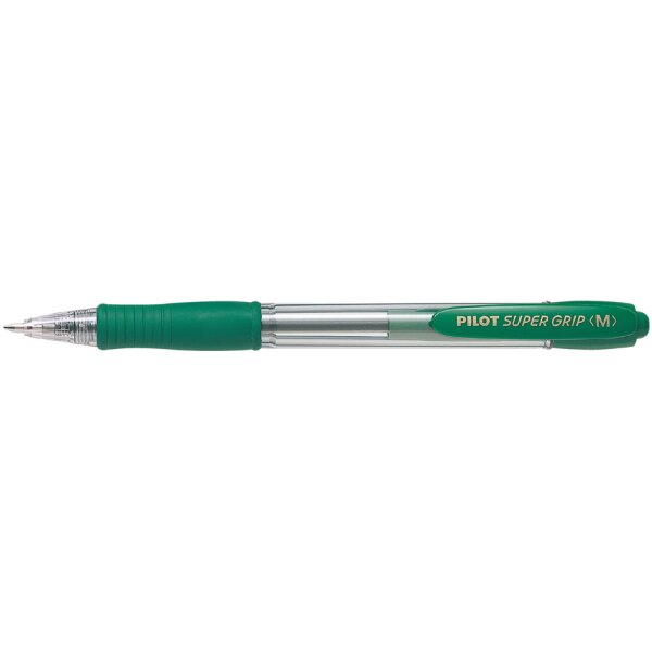 PILOT Stylo à bille rétractable SUPER GRIP M, bleu