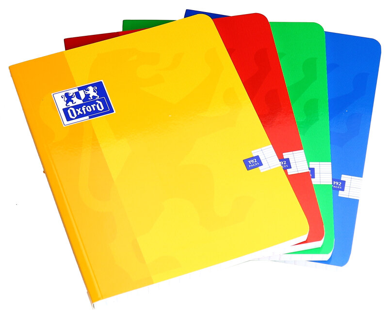 Oxford Cahier brochure, 170 x 220 mm, Sey&egrave;s, 192 pages