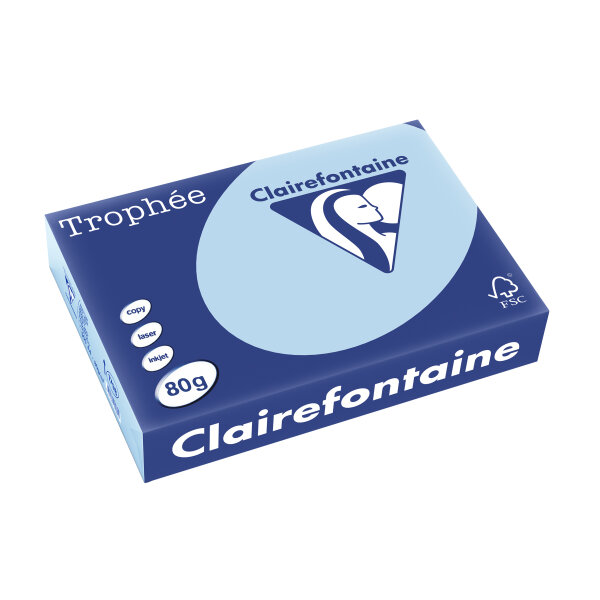Clairefontaine Multifunktionspapier Trophée, A4, eisblau
