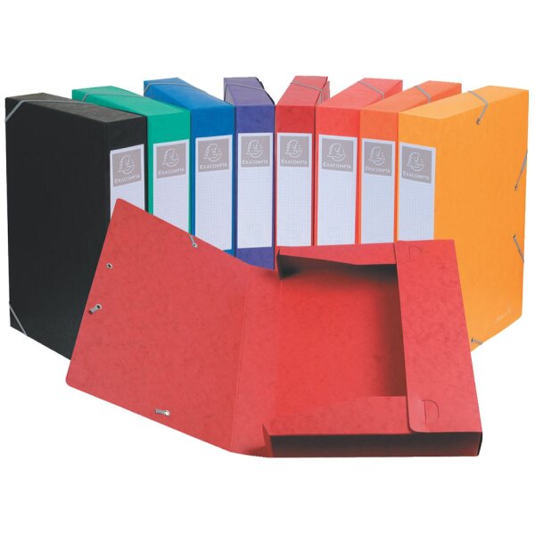 EXACOMPTA Sammelbox Cartobox, DIN A4, 25 mm, farbig sortiert