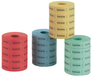 herlitz Getränkemarken, 30 x 55 mm, 1.000 Abriss je...