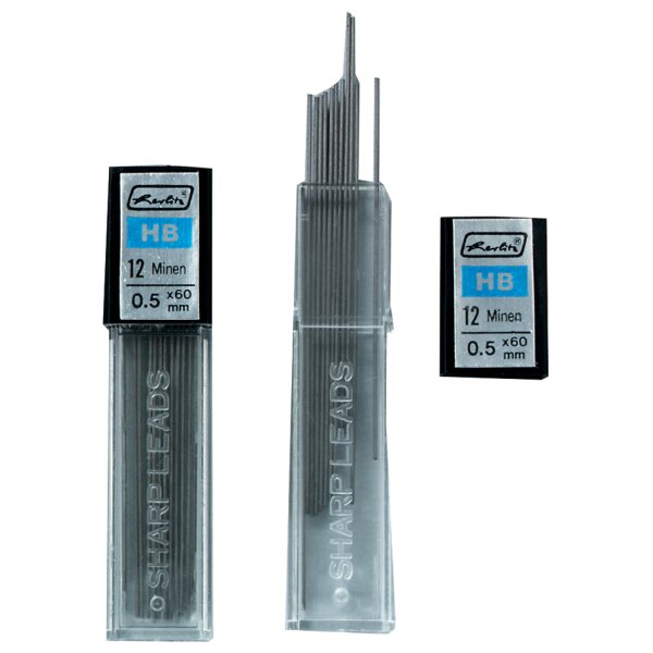 herlitz Druckbleistiftminen, Minenstärke: 0,5 mm