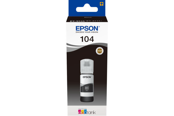 EPSON Tintenbeh&auml;lter 104 schwarz T00P140 EcoTank ET-2710 4500 Seiten