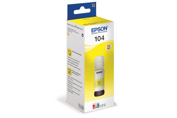 EPSON Bouteille dencre 104 yellow T00P440 EcoTank ET-2710 7500 pages
