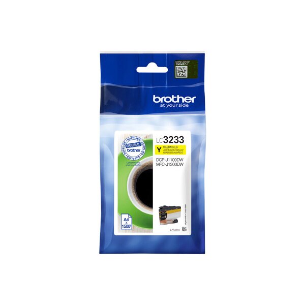 BROTHER Cartouche dencre yellow LC-3233Y DCP-J1100DW 1500 pages