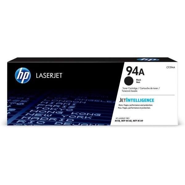 HP Cartouche toner 94A noir CF294A LaserJet Pro M118 1200 pages