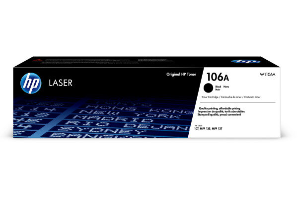 HP Toner-Modul 106A schwarz W1106A Laser 107w 1000 S.