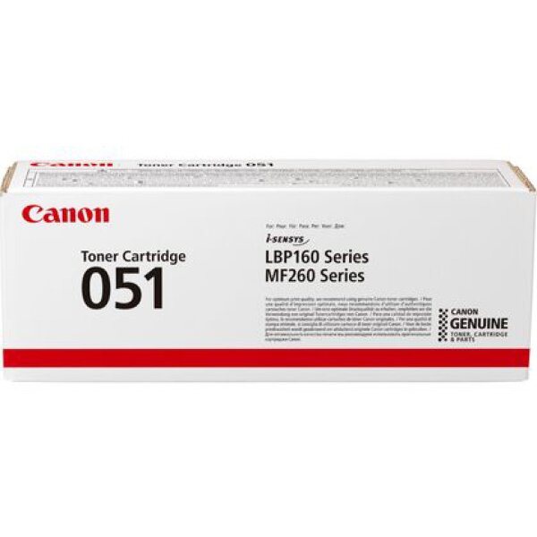 CANON Cartouche toner 051 noir 2168C002 LBP 162dw 1700 p.
