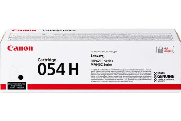 CANON Cartouche toner 054H noir CRG 054 BH LBP621/MF641 3100 pages