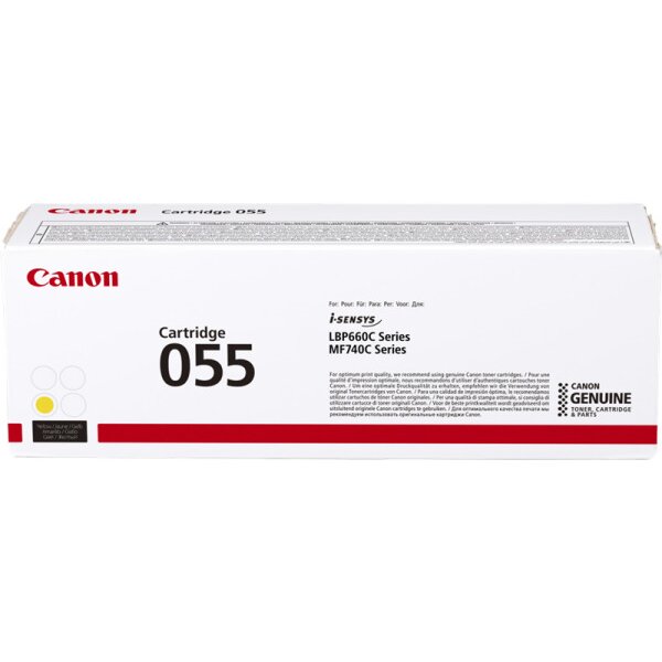 CANON Cartouche toner 055 yellow 3013C002 LBP663/MF742 2100 pages