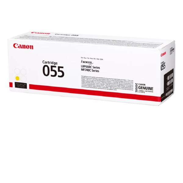 CANON Cartouche toner 055 yellow 3013C002 LBP663/MF742 2100 pages