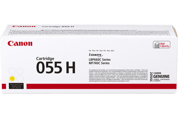 CANON Toner-Modul 055H yellow 3017C002 LBP663/MF742 5900 Seiten