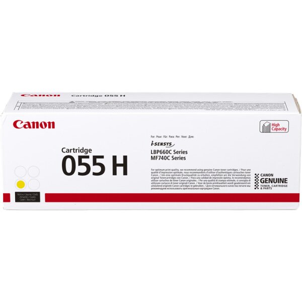 CANON Cartouche toner 055H yellow 3017C002 LBP663/MF742 5900 pages