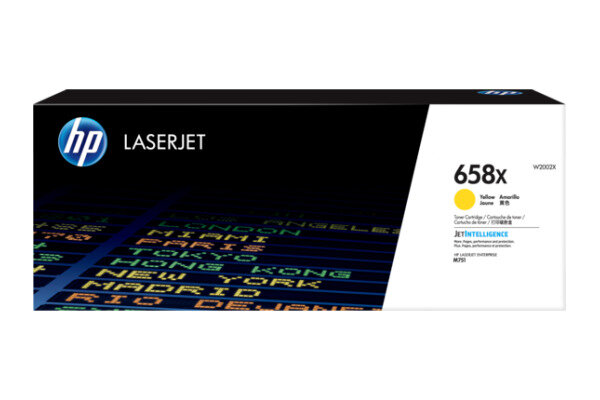 HP Toner 658X yellow W2002X CLJ Enterprise M751 28000 S.