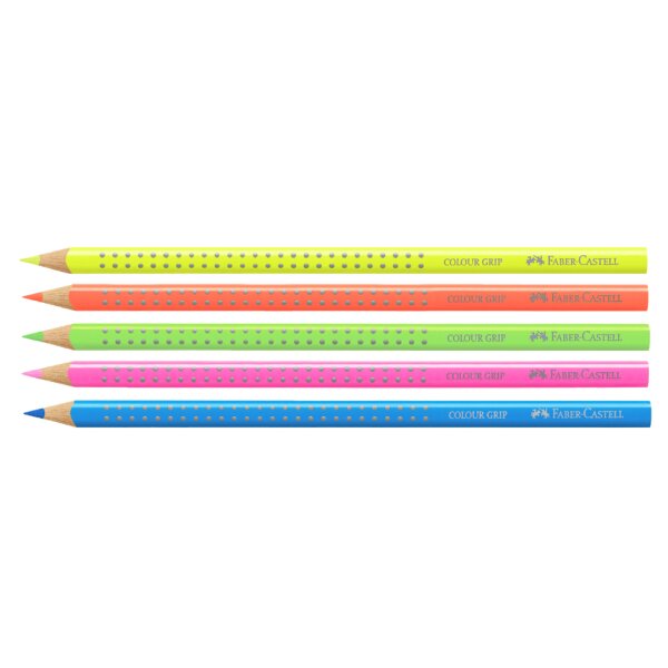 FABER-CASTELL Dreikant-Buntstift Colour GRIP, neongr&uuml;n