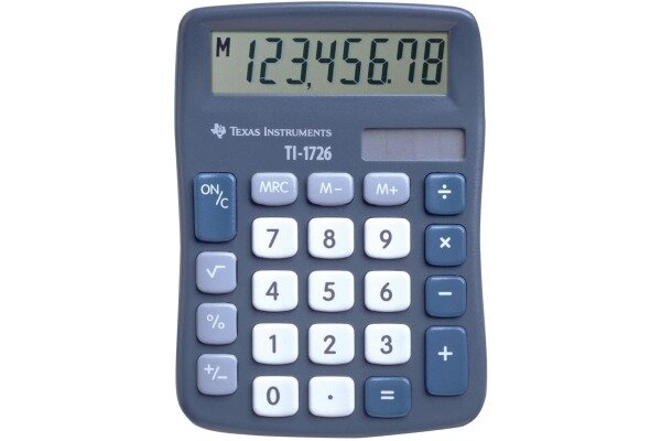 TEXAS INSTRUMENTS Calculatrice base TI-1726 8 chiffres