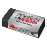 FABER-CASTELL Radierer Dust-free 187171 schwarz