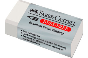 FABER-CASTELL Gomme Dust-free 187130 blanc