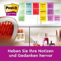 Post-it Haftnotizen super sticky z-notes, 76 x 76 mm, 14+2