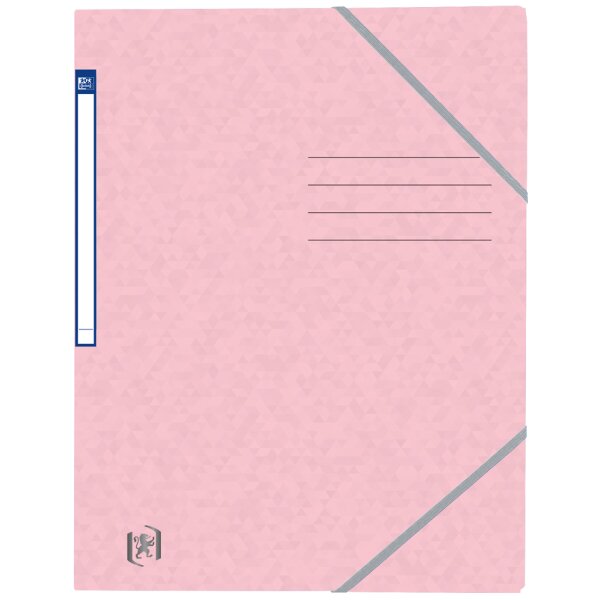 Oxford Eckspannermappe Top File+, DIN A4, pastell rosa