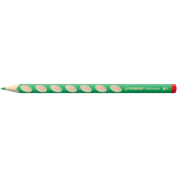 STABILO Crayon de couleur EASYcolors, pour droitiers, bleu