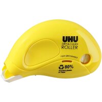 UHU Roller de colle Dry & Clean Roller, non permanent