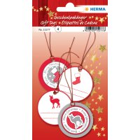 HERMA Etiquette pour cadeau de Noël 3D, rond, or